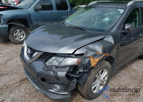 2015 Nissan Rogue S/Sl/Sv из США, поврежденный, VIN 5N1AT2MV5FC842767